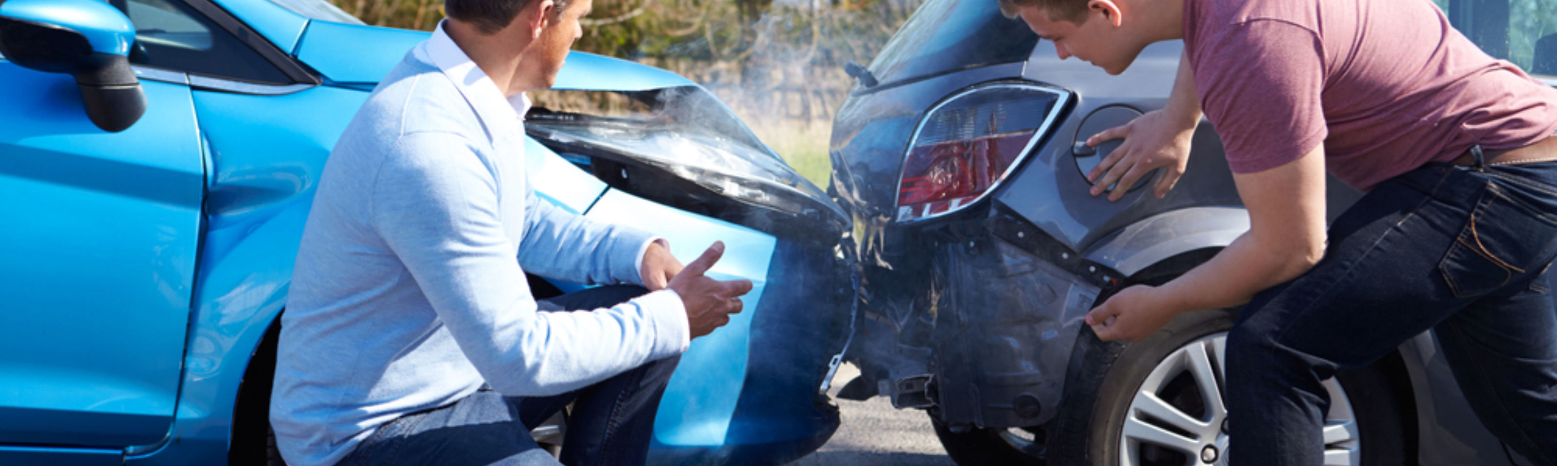 What to do if you have an accident in a hire car