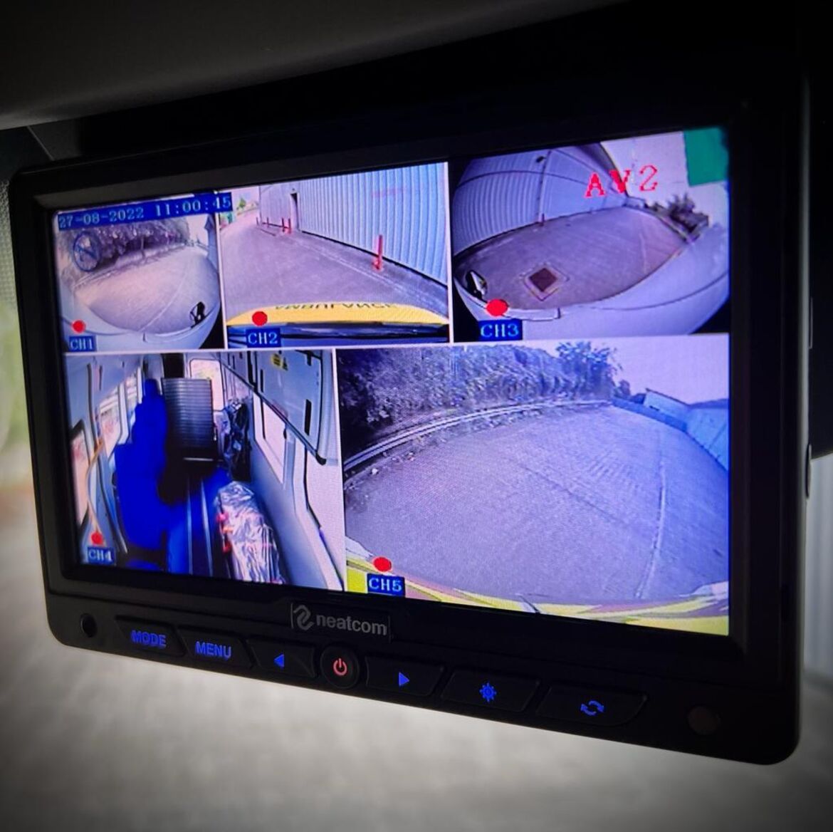 All round vision with vehicle cctv